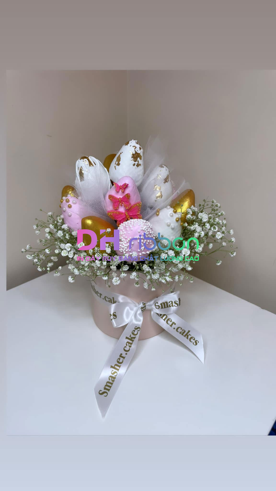 Dây Ruy Băng Gói Hoa 10